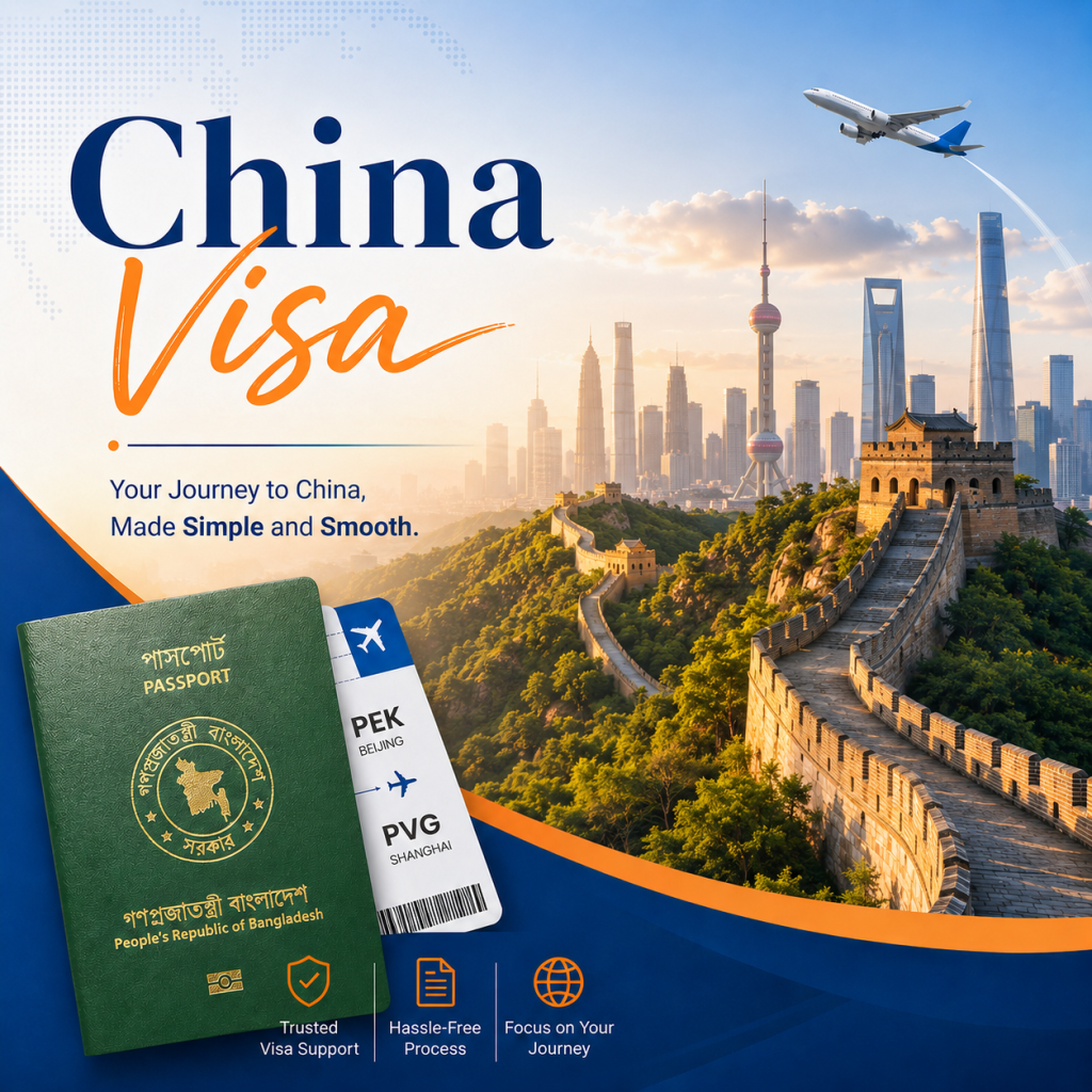 VISATEA Tourist visa processing service from Bangladesh