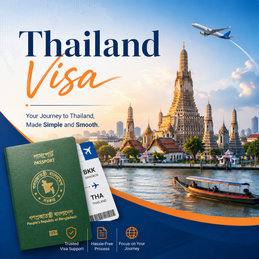 VISATEA Tourist visa processing service from Bangladesh